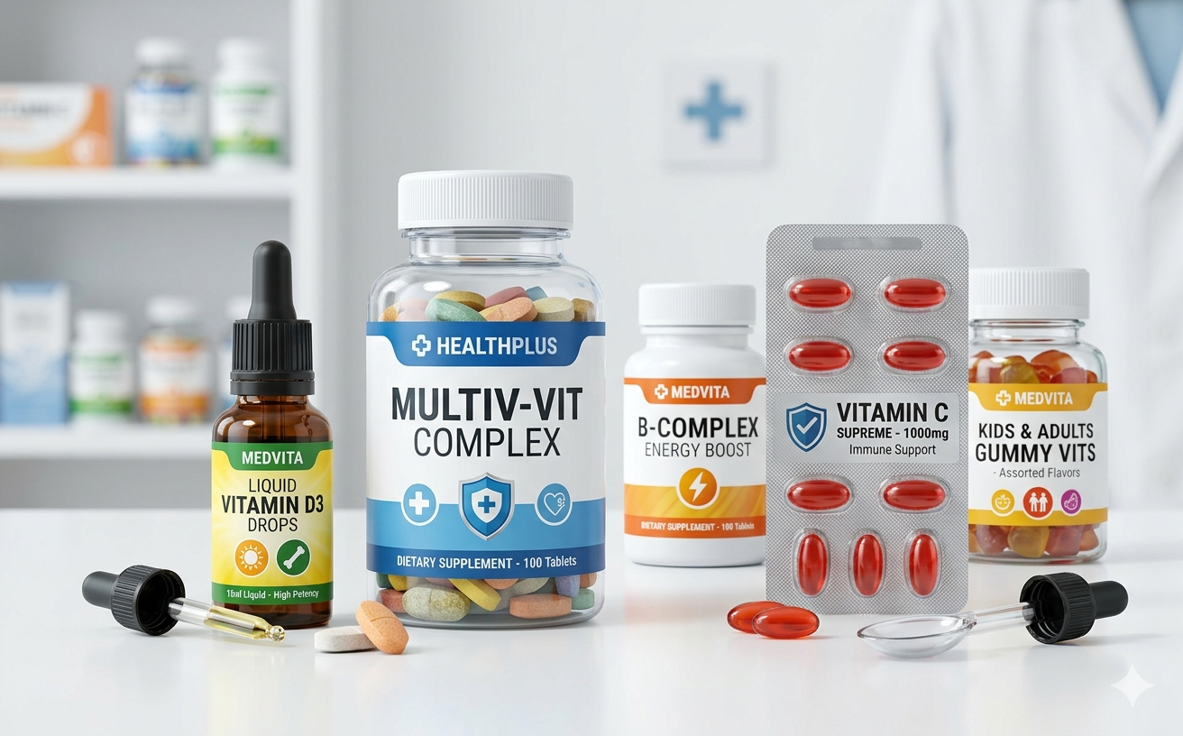 Vitamins & Supplements - Quality healthcare products and supplies from Henrychukwu Medicals
